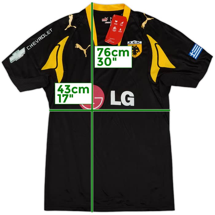 2007-08 AEK Athens Away Shirt (S)