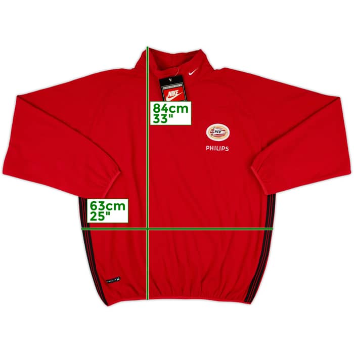 1998-99 PSV Nike Player Issue Fleece Top (XL)