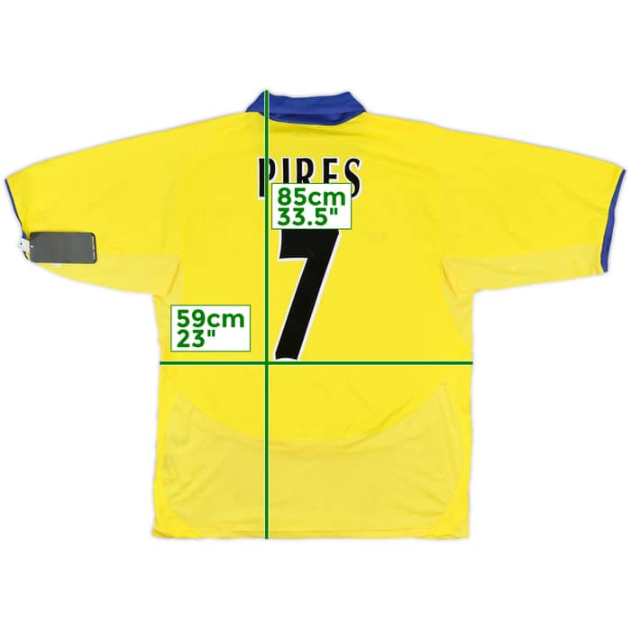 2003-05 Arsenal Away Shirt Pires #7 (XL)