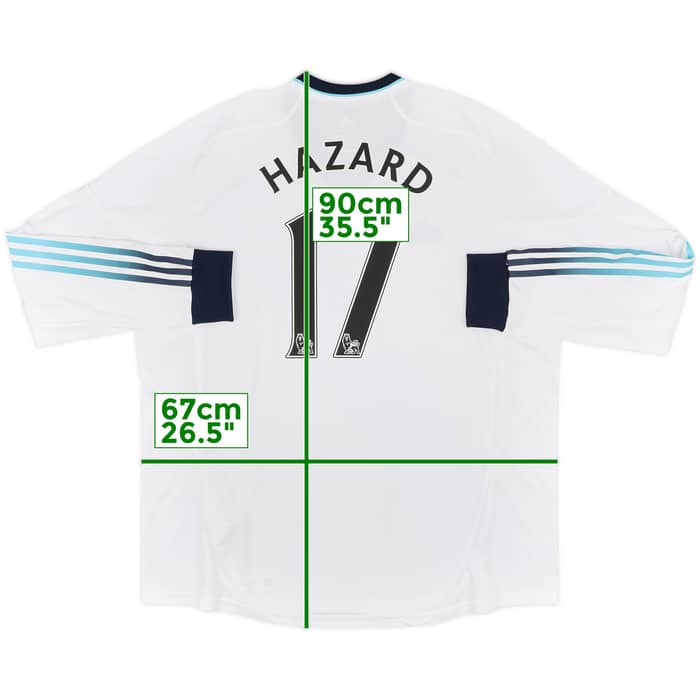 2012-13 Chelsea Away L/S Shirt Hazard #17 (XXL)
