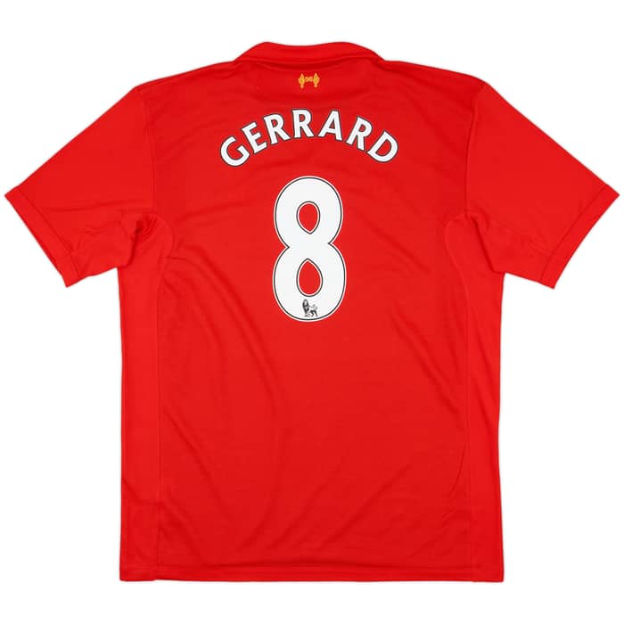 2012-13 Liverpool Home Shirt Gerrard #8 (XXL)