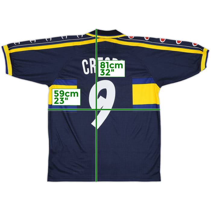 1999-00 Parma Away Shirt Crespo #9 (L)