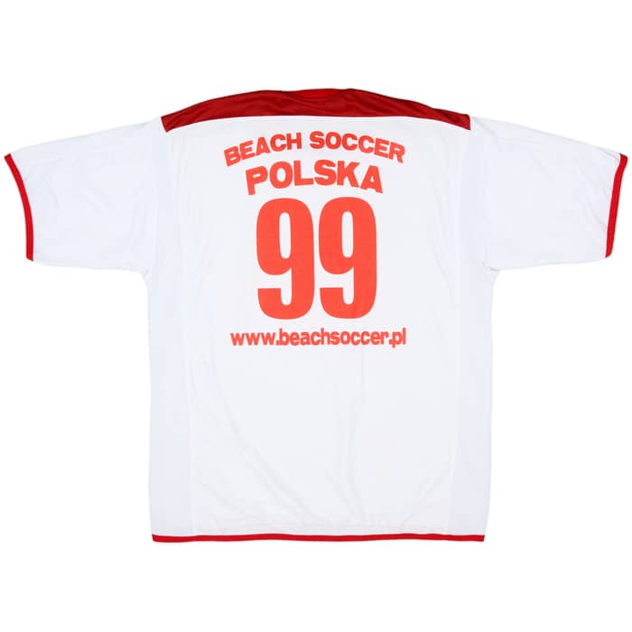 2003-04 Poland Beach Soccer Signed Home Shirt #99 - 8/10 - (XL)
