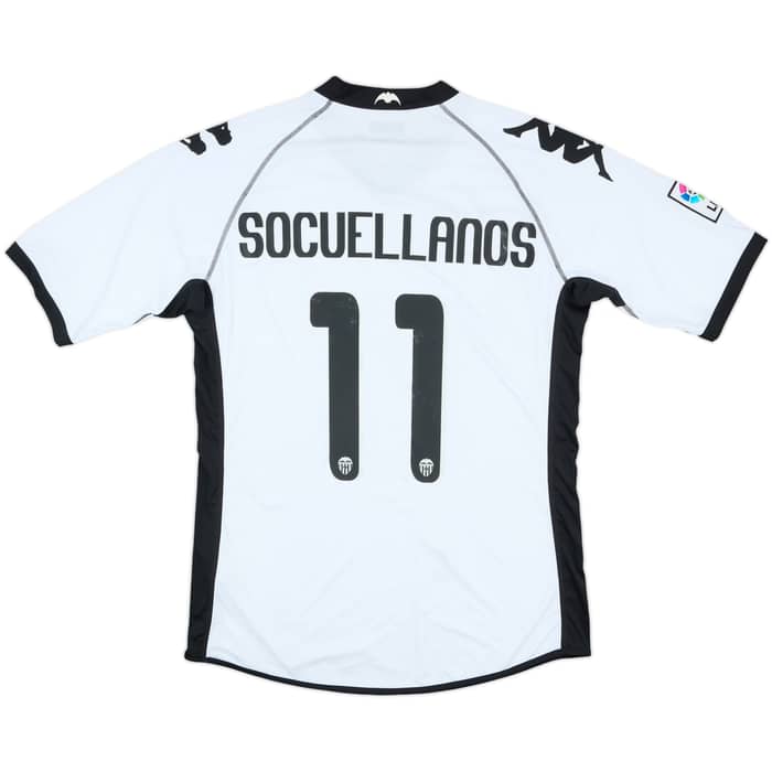 2010-11 Valencia Home Shirt Socuellanos #11 - 7/10 - (XL)