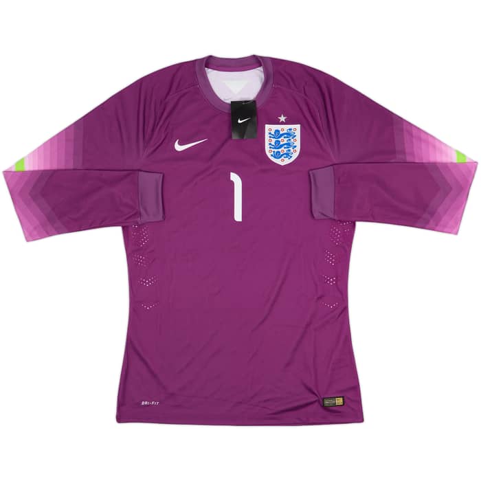 2014-15 England Player Issue GK Shirt #1 (L)