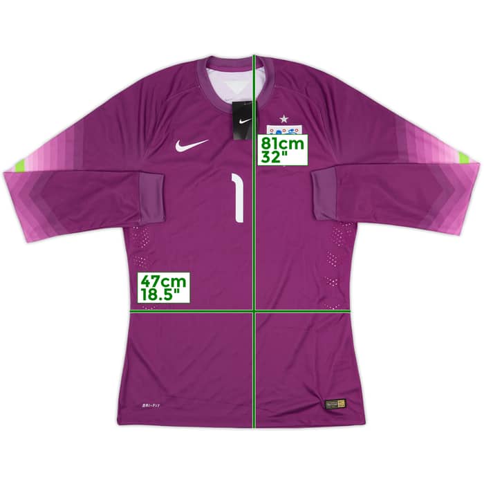 2014-15 England Player Issue GK Shirt #1 (L)