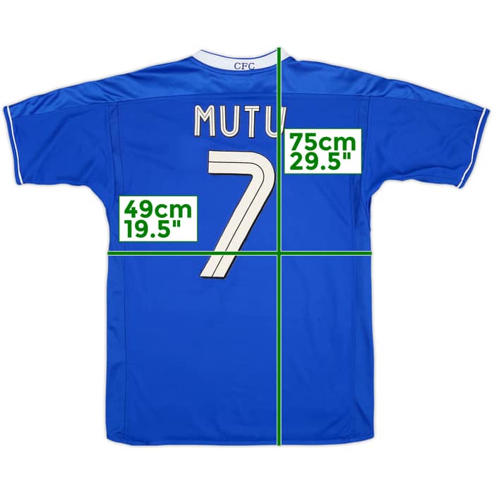2003-05 Chelsea Home Shirt Mutu #7 - 5/10 - (M)