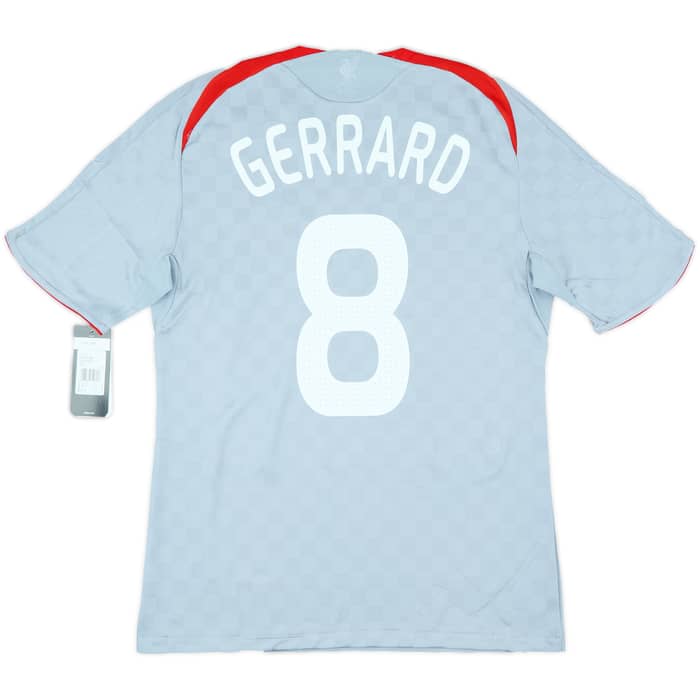 2008-09 Liverpool Away Shirt Gerrard #8 (M)