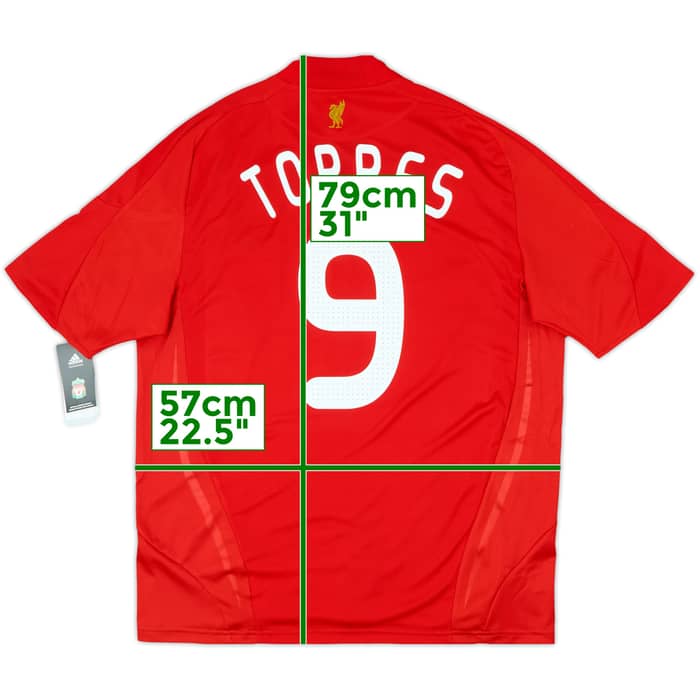 2008-10 Liverpool Home Shirt Torres #9 (L)