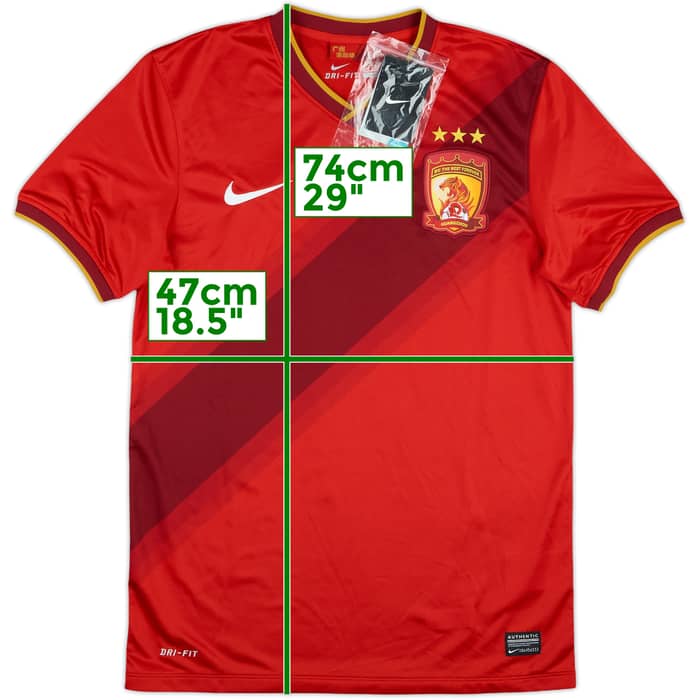2014 Guangzhou Evergrande Home CSL Shirt (S)