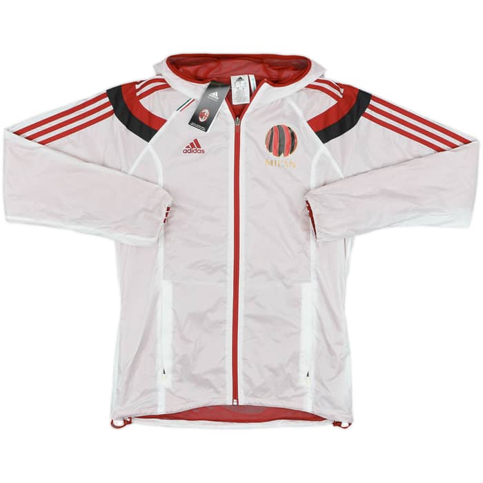 2014-15 AC Milan adidas Hooded Rain Jacket (S)