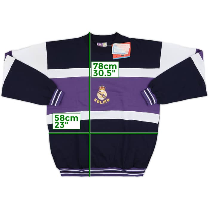 1996-97 Real Madrid Kelme Sweat Top (L)