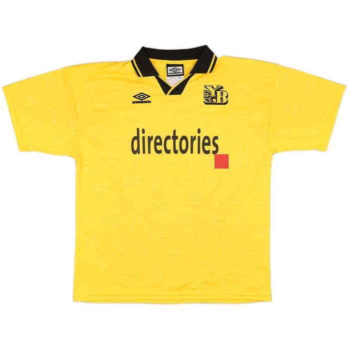 2000-01 Young Boys Signed Home Shirt - 8/10 - (L)