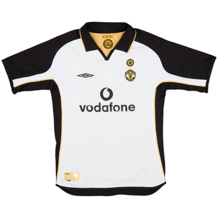 2001-02 Manchester United Centenary Away/Third Shirt - 8/10 - (M.Boys)