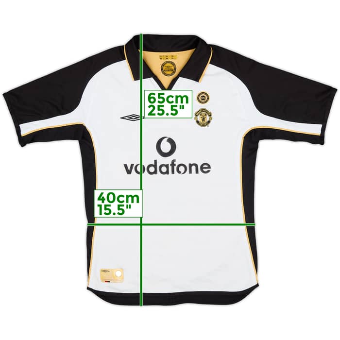 2001-02 Manchester United Centenary Away/Third Shirt - 8/10 - (M.Boys)