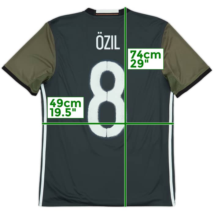 2015-17 Germany Away Shirt Ozil #8 - 8/10 - (M)
