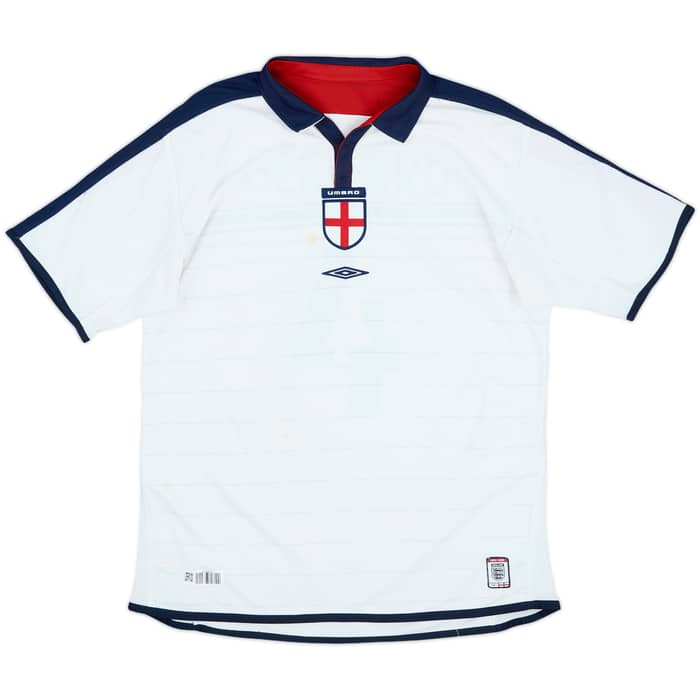 2003-05 England Home Shirt Gerrard #4 - 5/10 - (L)