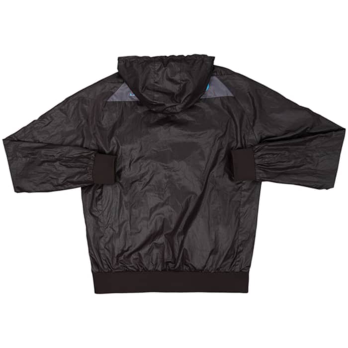 2014-15 Lazio Macron Hooded Track Jacket - 8/10 - (XL)