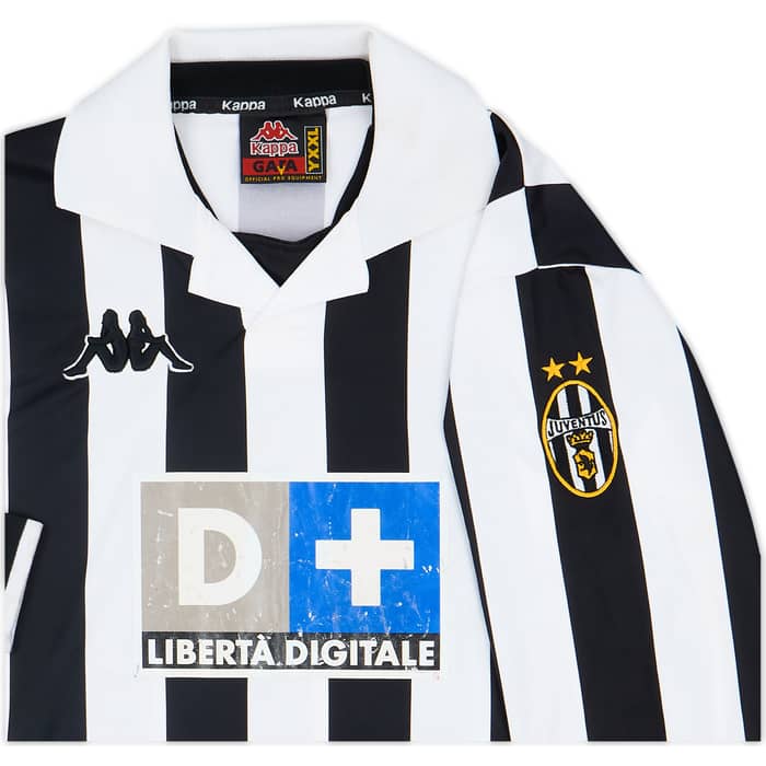 1998-99 Juventus Home L/S Shirt Del Piero #10 - 6/10 - (XL.Boys)