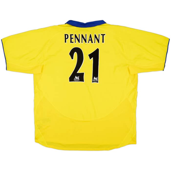 Camiseta de visitante del Arsenal 2003-05 Pennant #21 - 8/10 - (XXL)