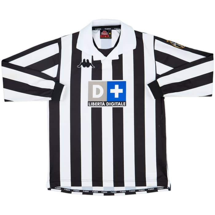 1998-99 Juventus Home L/S Shirt Del Piero #10 - 8/10 - (M)