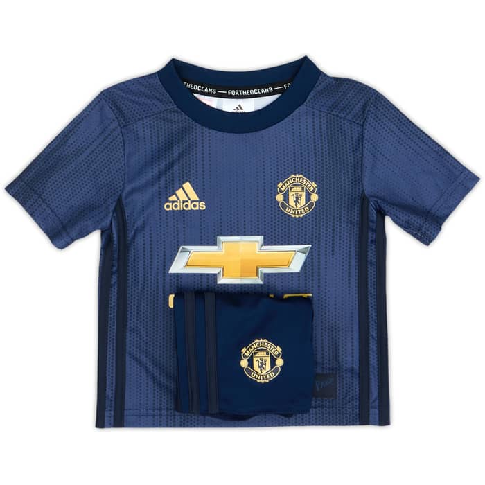 2018-19 Manchester United Third Shirt & Shorts - 7/10 - (18-24 Months)