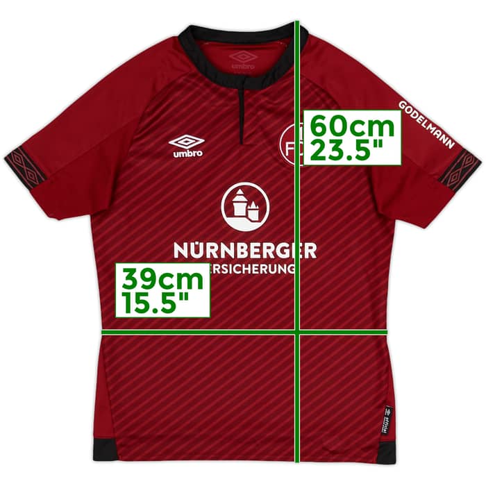 Camiseta de local del Nurnberg 2018-19 - 8/10 - (Niños L.)
