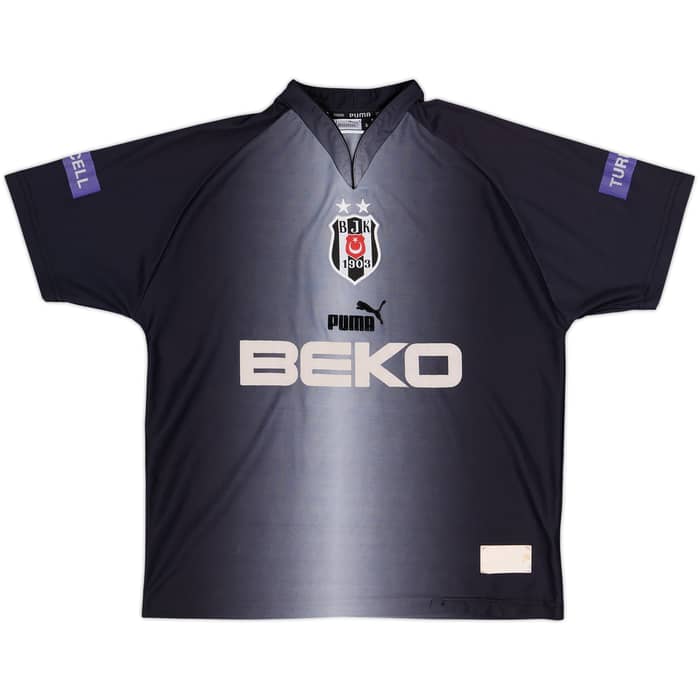 Camiseta de la cuarta equipación de Besiktas 2003-04 A.Hassan #77 - 6/10 - (S)