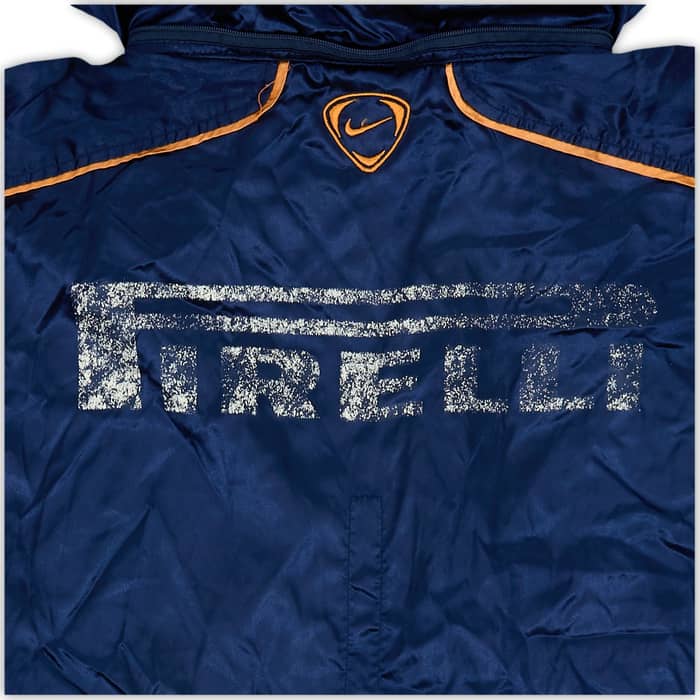 2001-02 Inter Milan Nike Hooded Rain Jacket - 6/10 - (XXL)