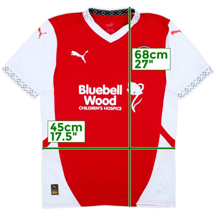 2024-25 Rotherham United Home Shirt - 10/10 - (S)