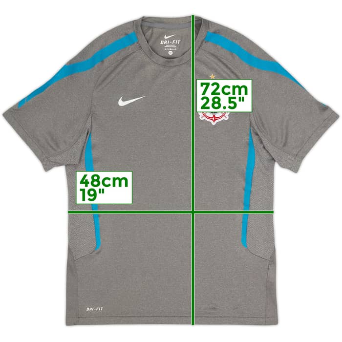 Camiseta de entrenamiento Nike del Corinthians 2011 - 8/10 - (M)