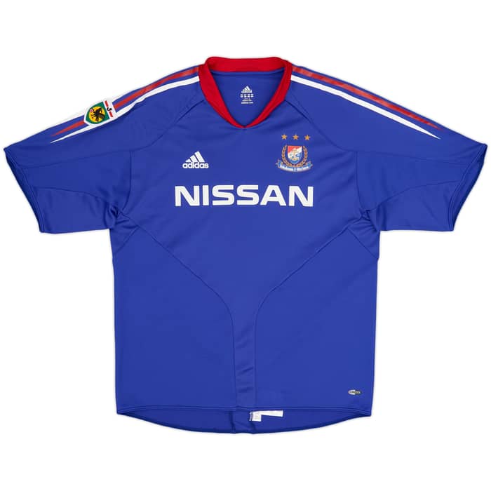 Auténtica Camiseta de local del Yokohama 2004-05 - 6/10 - (L)