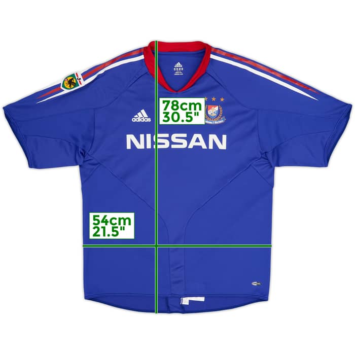 Auténtica Camiseta de local del Yokohama 2004-05 - 6/10 - (L)