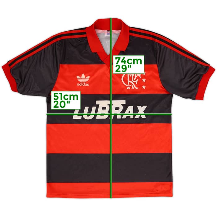 1990-92 Flamengo Home Shirt - 7/10 - (M)