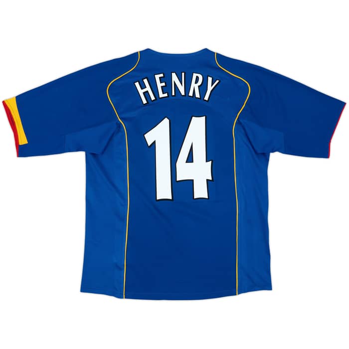 2004-06 Arsenal Away Shirt Henry #14 - 6/10 - (L)