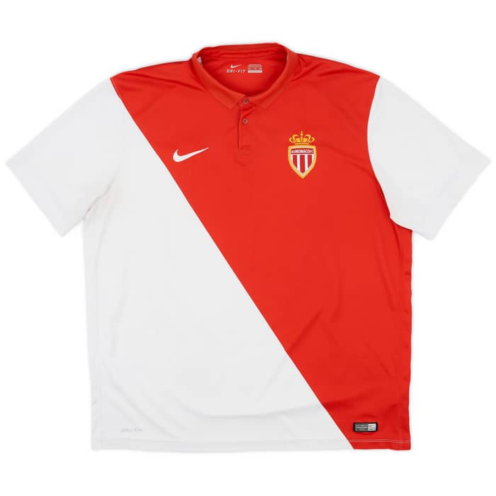 2014-15 Monaco Home Shirt Bernardo Silva #15 - 6/10 - (XXL)