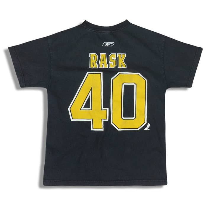 2008-15 Boston Bruins Rask #40 Reebok Graphic Tee Y