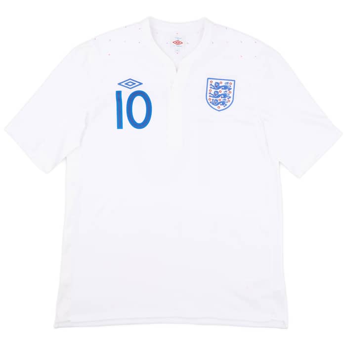 2010-11 England Home Shirt Rooney #10 - 9/10 - (L)
