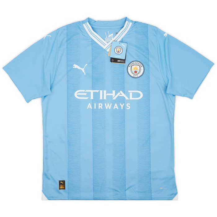 2023-24 Manchester City Home Shirt Haaland #9 (L)