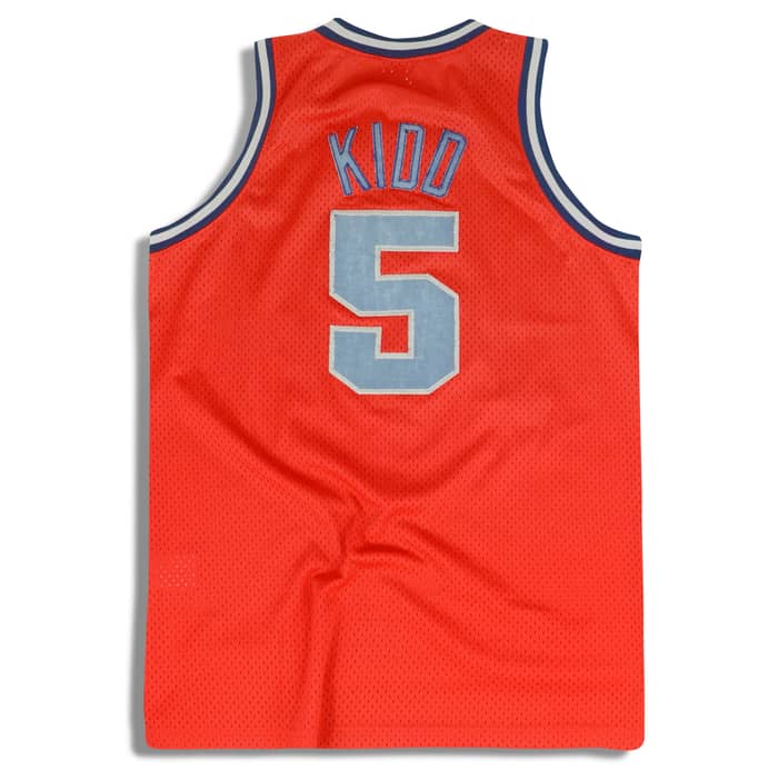 1977 New Jersey Nets Kidd #5 Nike Rewind Swingman Jersey (Alternate) M
