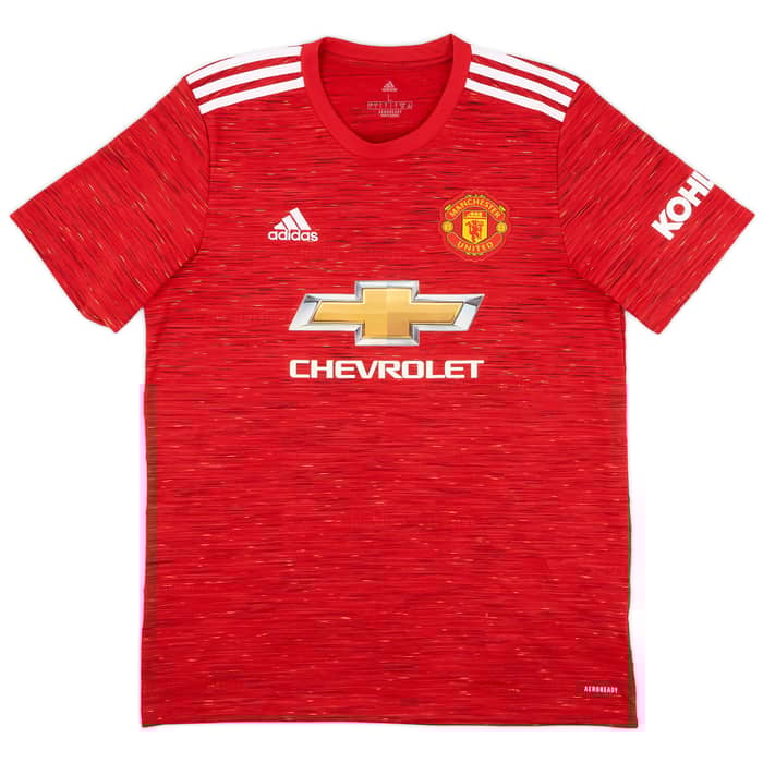 2020-21 Manchester United Home Shirt B.Fernandes #18 - 7/10 - (L)
