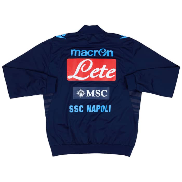 2013-14 Napoli Player Issue 1/4 Zip Training Top # - 5/10