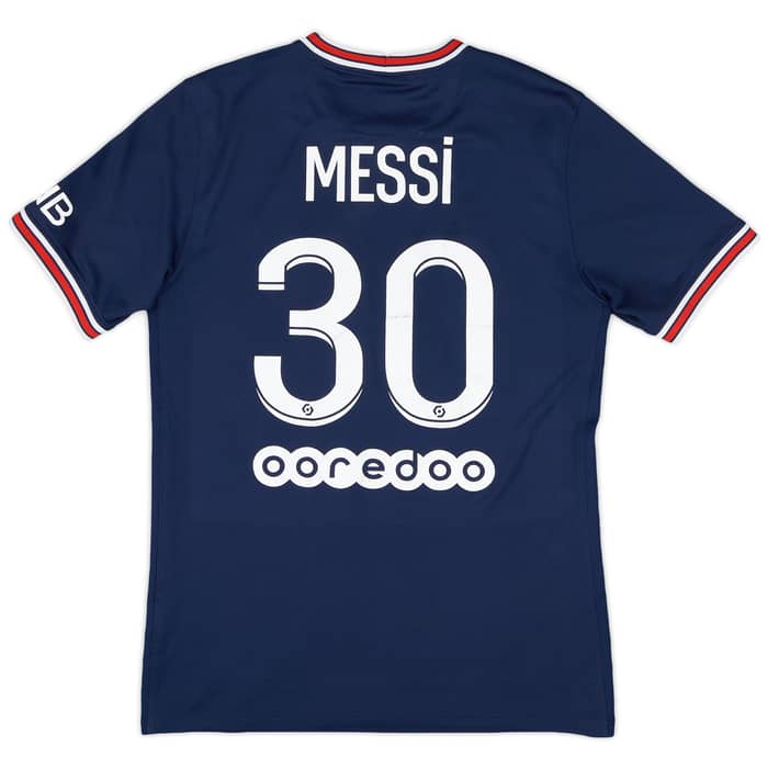 2021-22 Paris Saint-Germain Home Shirt Messi #30 - 5/10 - (S)
