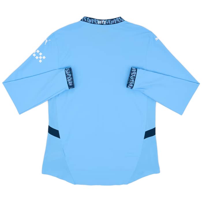 2024-25 Manchester City Authentic Home L/S Shirt