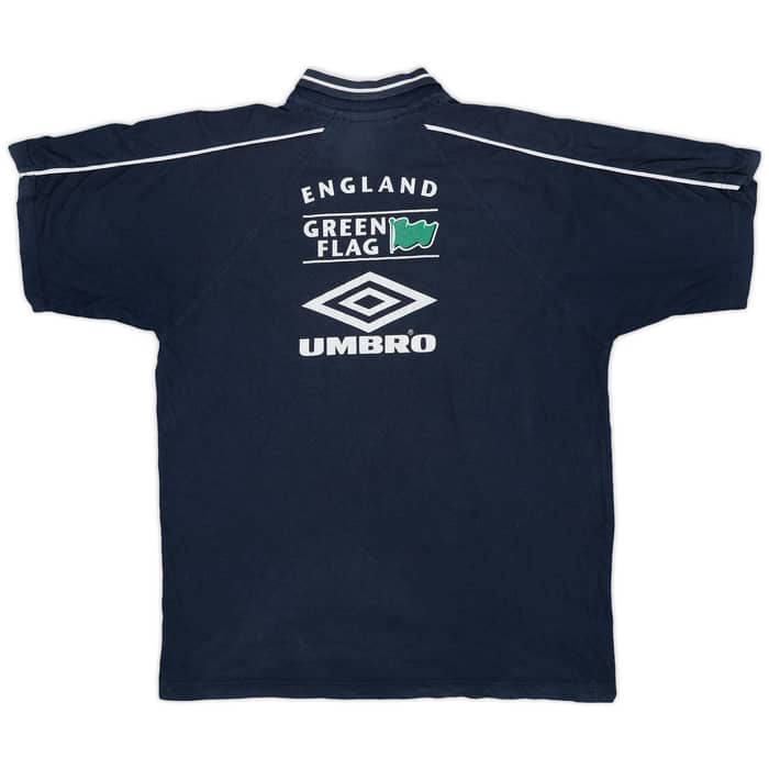 1996-98 England Umbro Polo Shirt - 6/10 - (L)