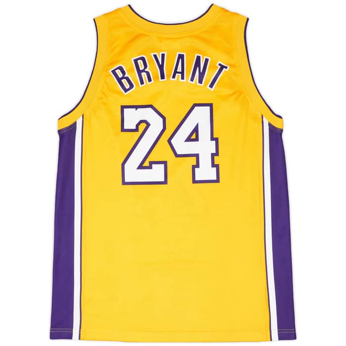 2006-10 LA Lakers Bryant #24 Champion Home Jersey - 9/10 - (L)
