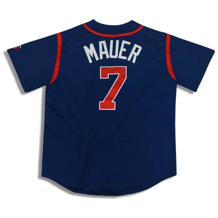 2004-09 Minnesota Twins Mauer #7 Majestic Jersey (Alternate) L