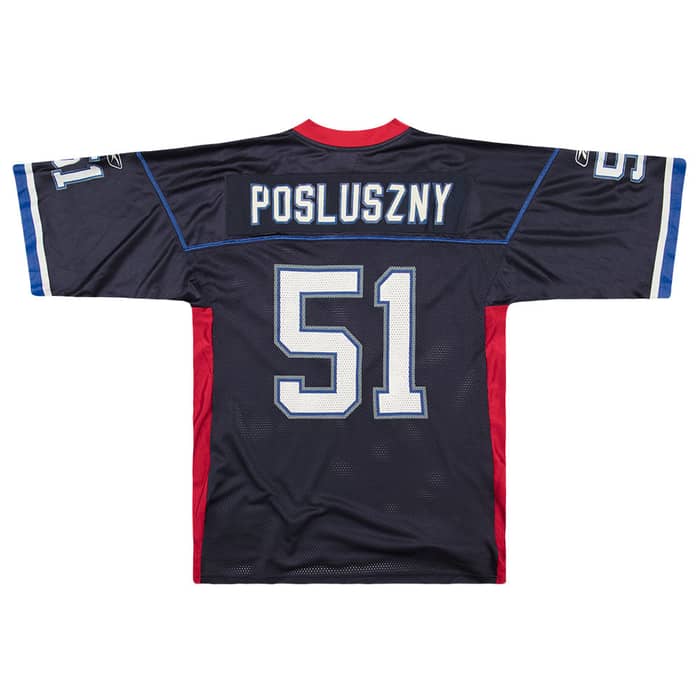 2007 Buffalo Bills Posluszny #51 Reebok On Field Jersey (Home) M
