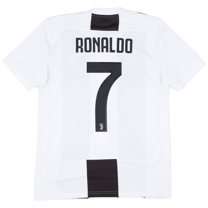 2018-19 Juventus Home Shirt Ronaldo #7 - 7/10 - (S)
