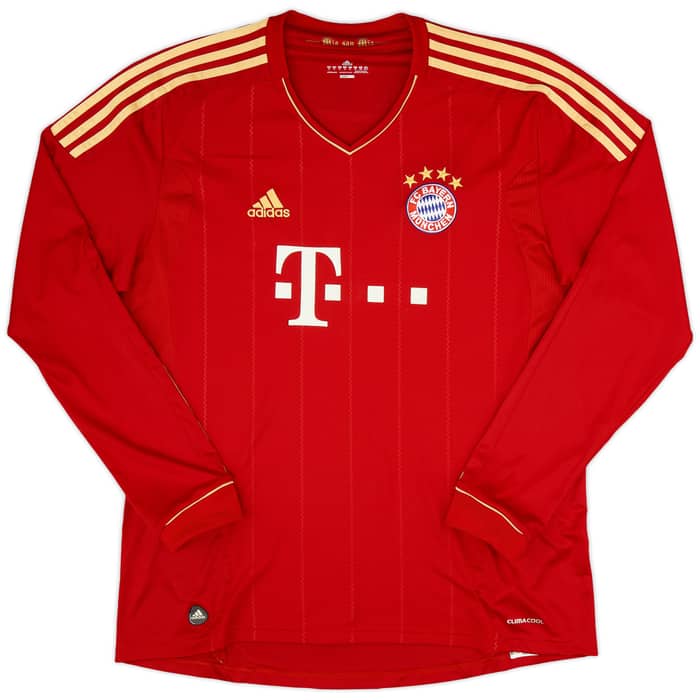 2011-13 Bayern Munich Home L/S Shirt - 5/10 - (XL)